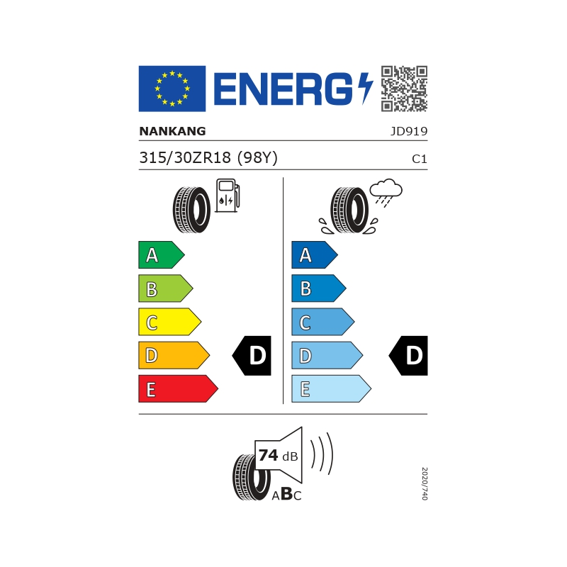 18'' Семи Слик Нанканг 315/30ZR18 98Y XL - 100 TW