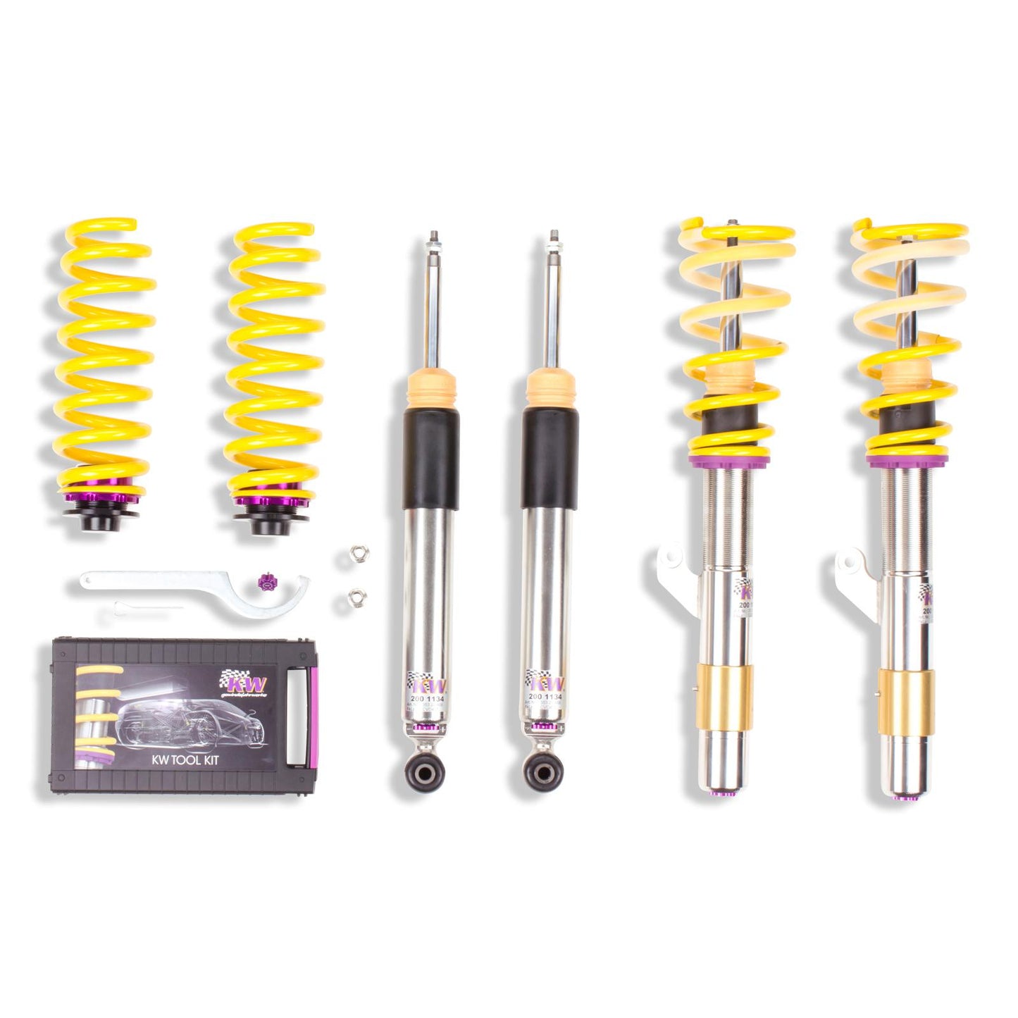 KW V3 INOX Койловър окачване BMW 1,2,3,4 (F20/F21/F22/F23/F30/F32)