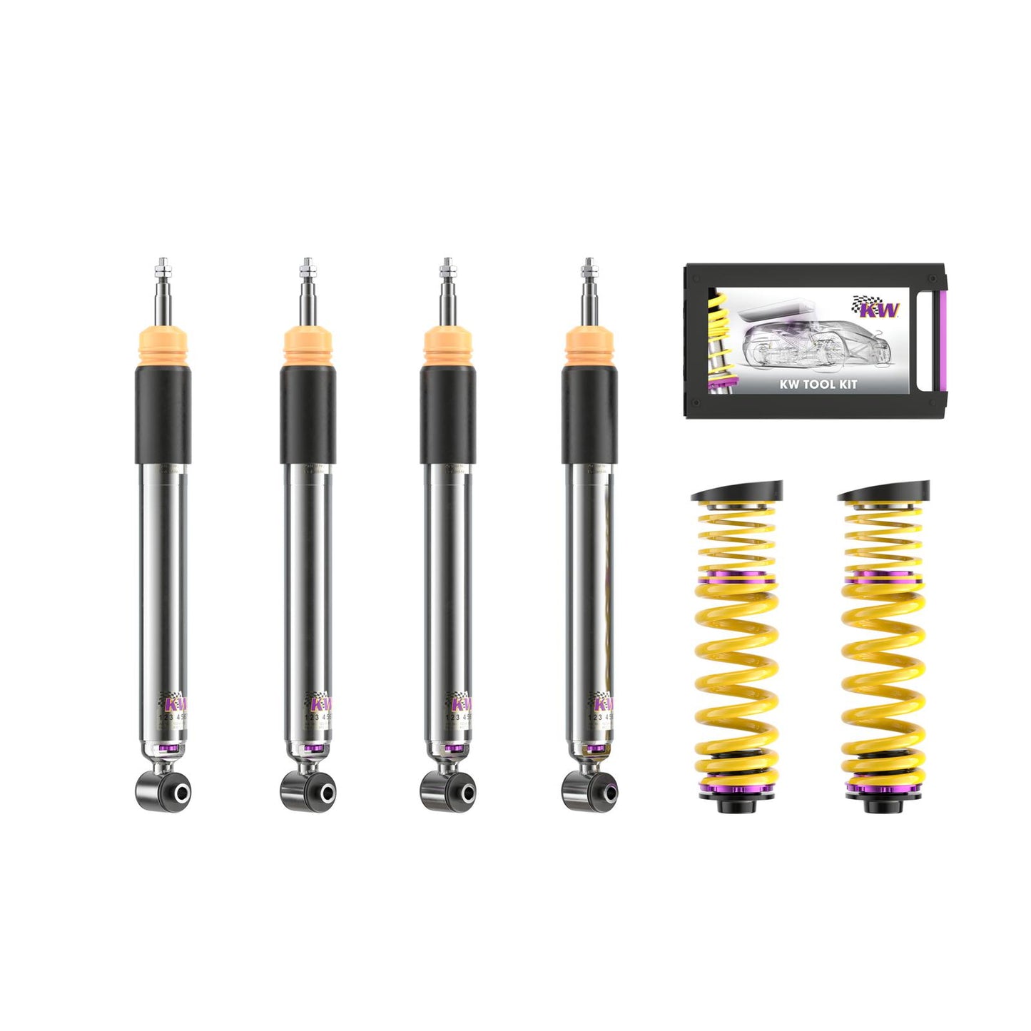 KW V3 INOX Койловър окачване BMW 1,2 xDrive (F20/F21/F22/F23)