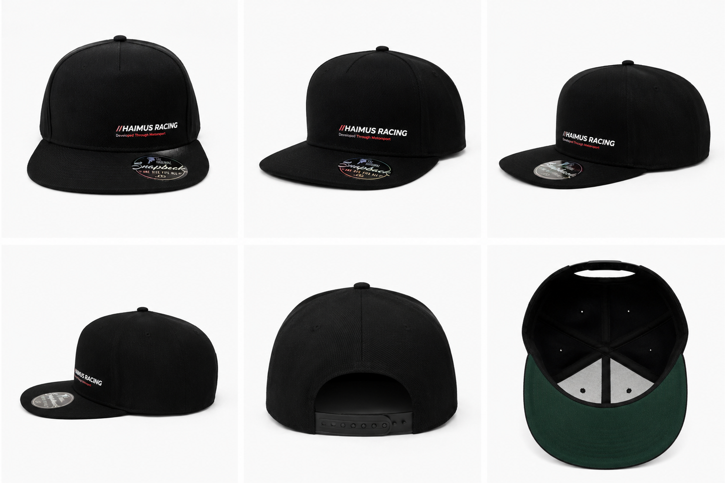 Шапка Haimus Racing Snapback – Черна