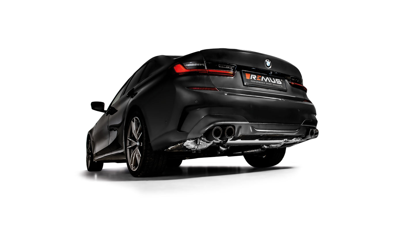 REMUS Axle-back Sport Изпускателна Система: BMW G20 G22 - M340i & M440i + ECE