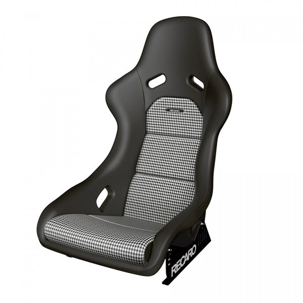 Seat Recaro Rennschalen (ABE) / Racing shells (ABE) Pole Position Classic Line Leather Black / Pepita