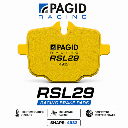 Pagid RSL29 - 4932 - Рейсинг Накладки Задна ос - G8X - Стоманени Дискове