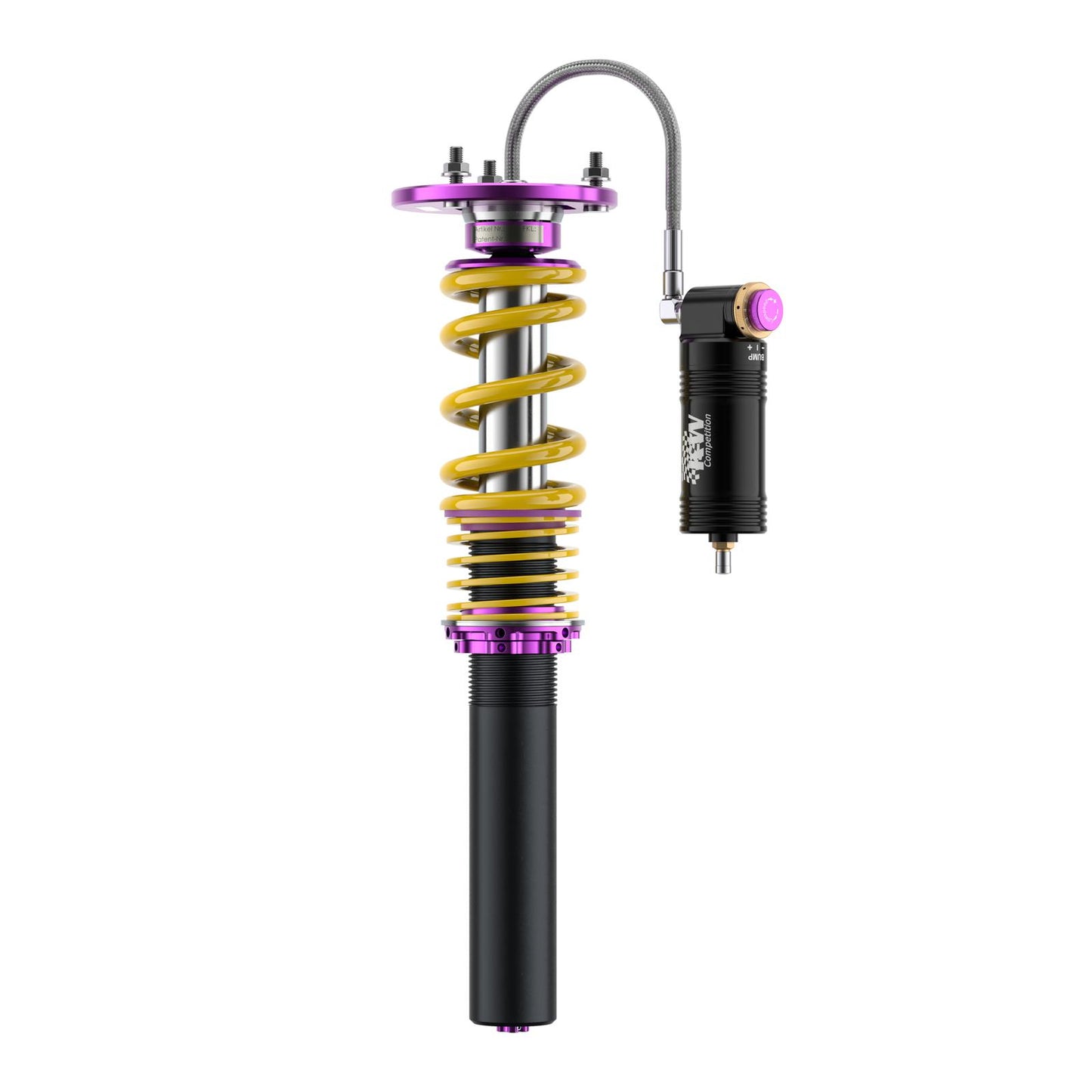 KW V4 Racing – Coilover окачване с регулируеми Top Mounts за Порше Кайман 718 GT4 RS