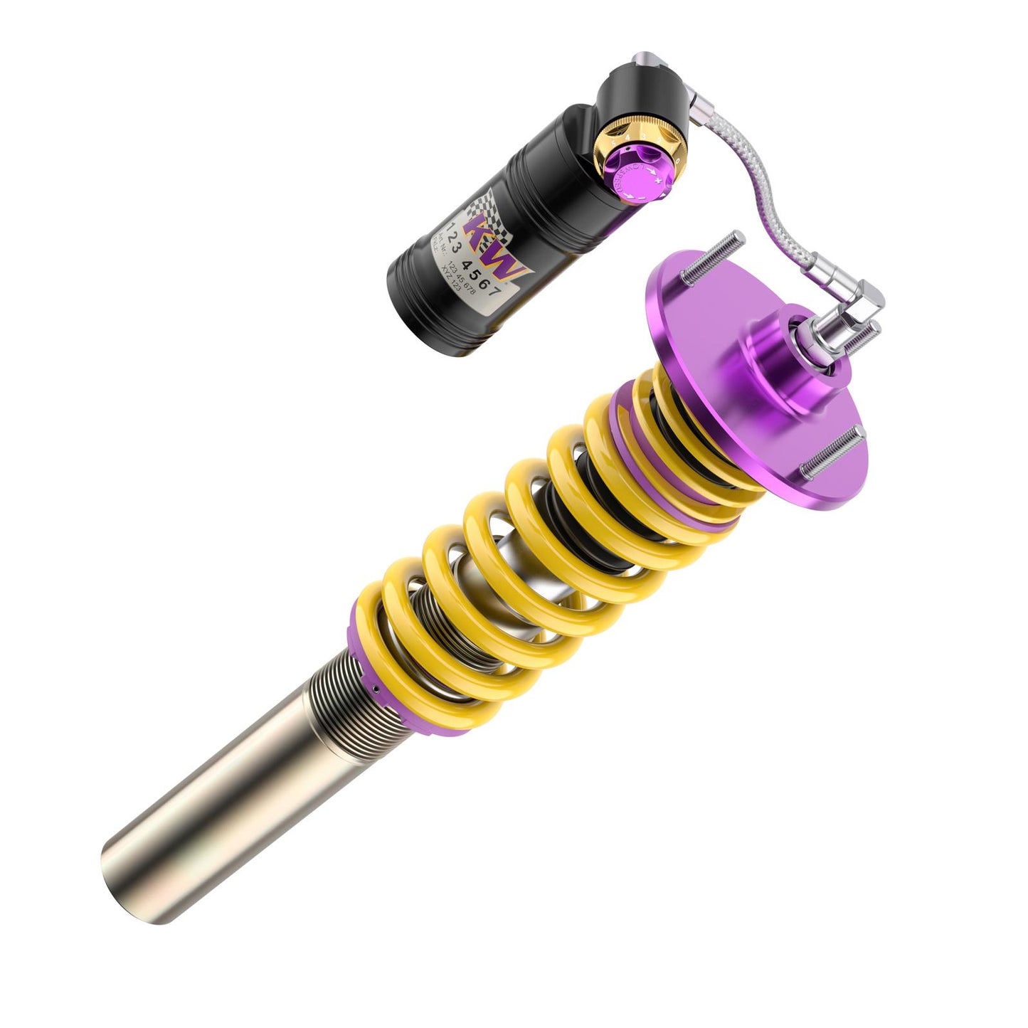 KW V4 Clubsport регулируемо окачване (Coilover) с Top Mounts – за Porsche 718 Cayman GT4 RS (982)