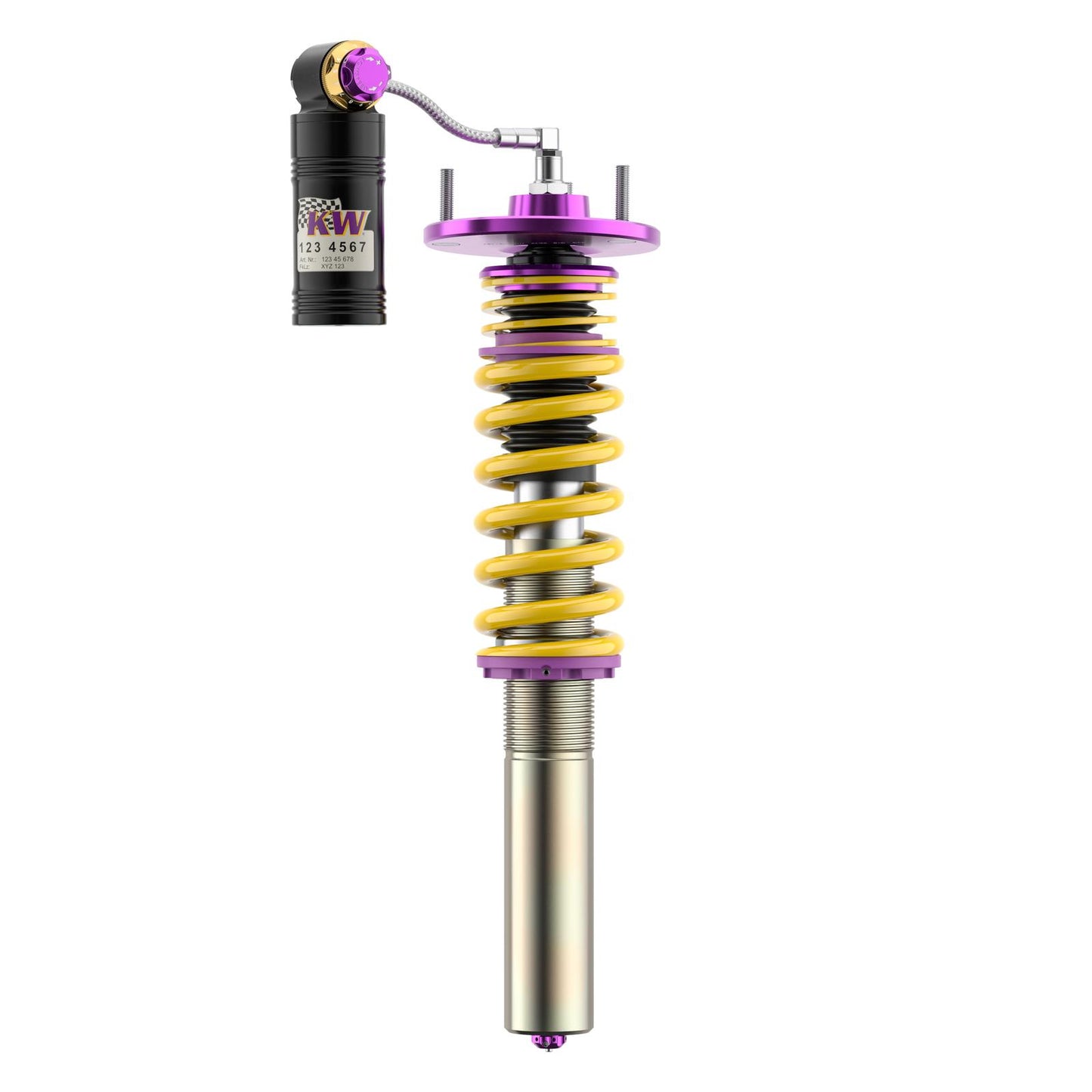 KW V4 Clubsport регулируемо окачване (Coilover) с Top Mounts – за Porsche 718 Cayman GT4 RS (982)