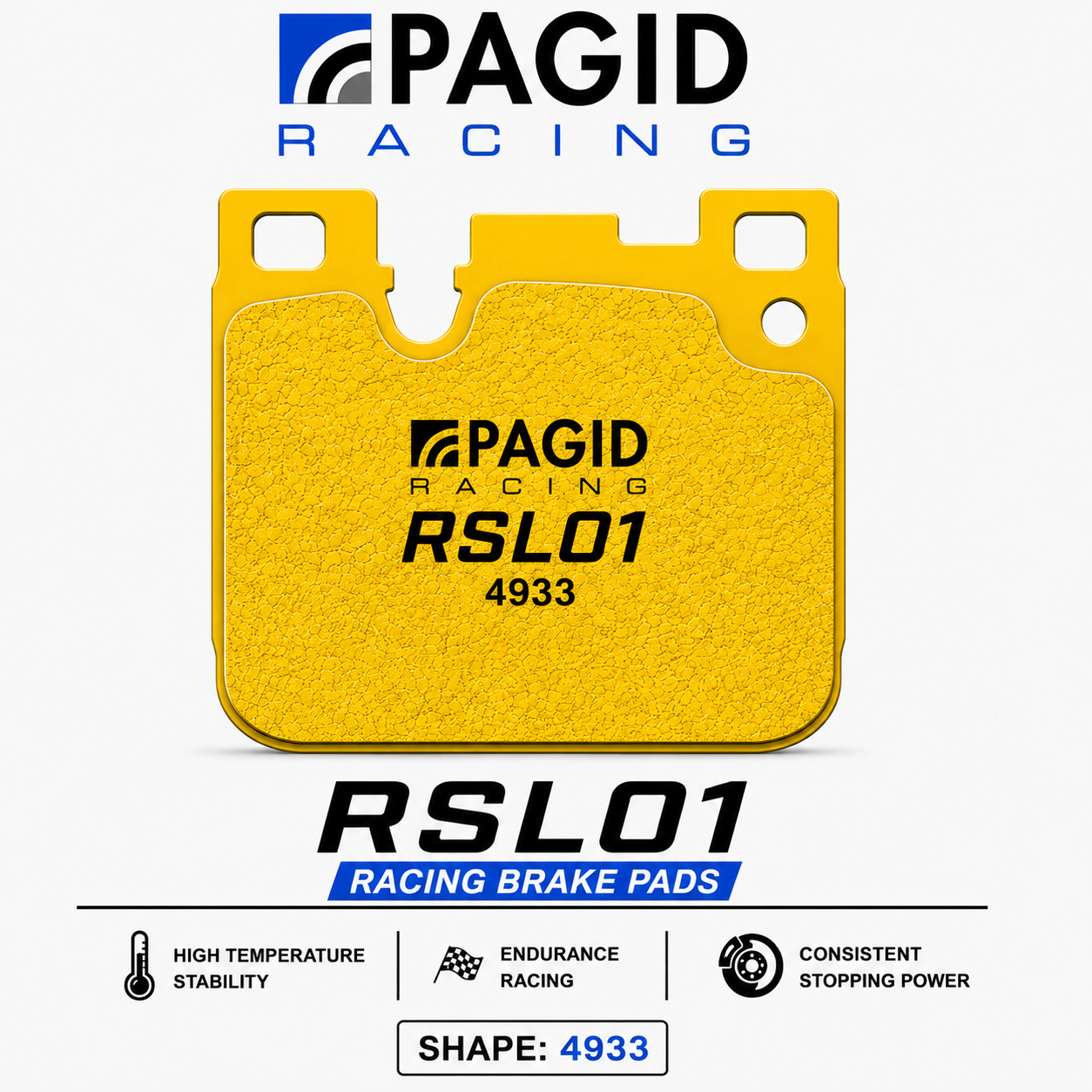 Накладки Pagid Racing RSL1 - 4933 - Задна Ос