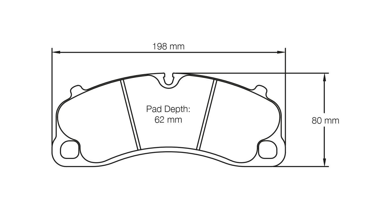 Pagid Endurance Racing Накладки Porsche GT3 / GT4 Предна Ос - 4924