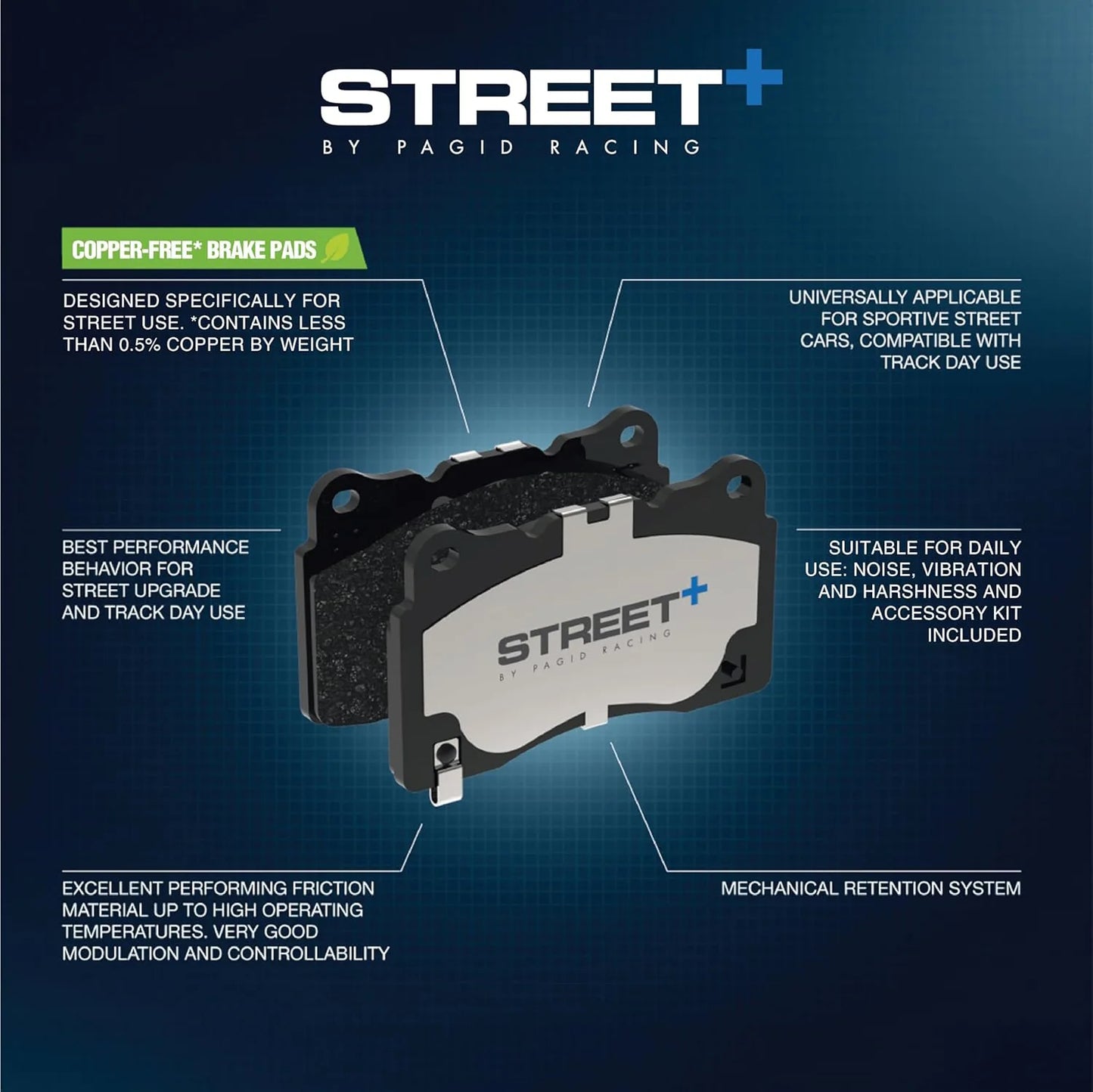 К-Т Накладки Pagid Street+ Задна Ос - G80 / G82 / G83 / G87 - M2 / M3 / M4