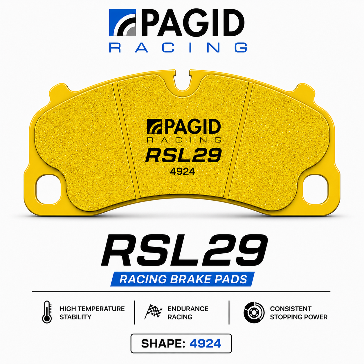 Накладки Pagid RSL29 - 4924 - Стоманени Дискове - Предна Ос